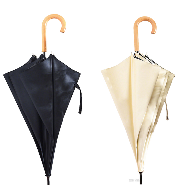 Stockschirm mit Holzgriff 